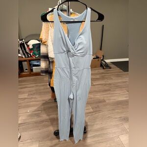 Blue Activewear Jumpsuit